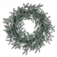 Vickerman 24" Artificial Blue Spruce Pine Cone Wreath