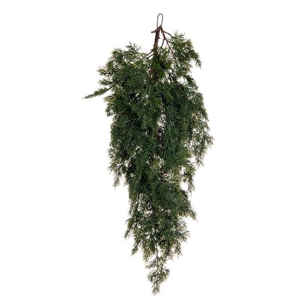 29" Artificial Green Cypress Teardrop 
