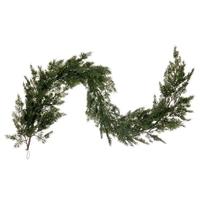 Vickerman 66" Artificial Green Cypress Full Garland
