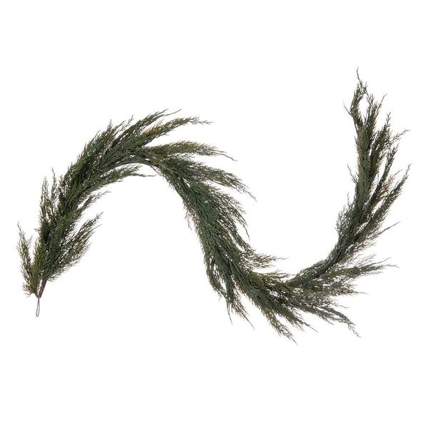 62" Artificial Green Cedar Garland