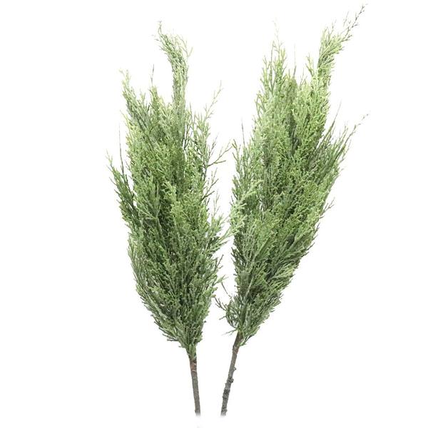 33" Artificial Green Cedar Branch (2 Pack)