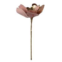 Vickerman 13" Rose Gold Magnolia Flower (3 pack)