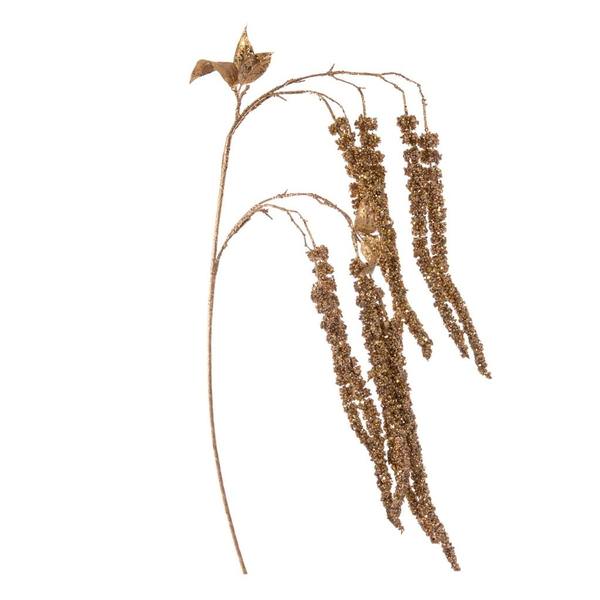 44" Gold Amaranthus Spray Christmas Decoration (2 Pack)