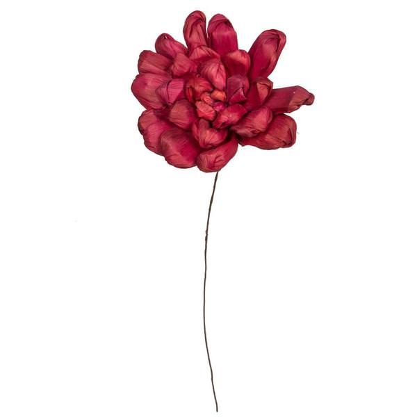 6" Red Maize Dahlia on 18" stem (6 Pack)