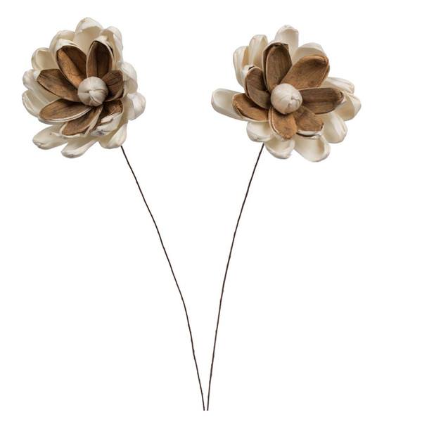 4" Lillian Sola Flower 12" Stem (12 pack)