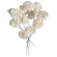 Vickerman 4" Zinnia Sola Flower on 12" Stem (12 pack)