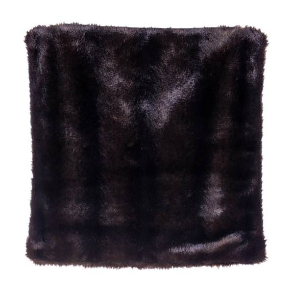 18"x18" Cocoa Mink Faux Fur Pillow