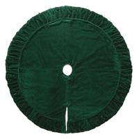 Vickerman 72" Plush Emerald Green Velvet Tree Skirt