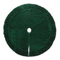 Vickerman 84" Plush Emerald Green Velvet Tree Skirt