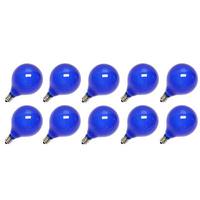 Vickerman 130 volt G50 Candelabra Screw Base Blue (10 Pack)