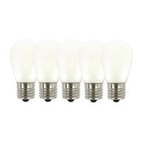 Vickerman 1.3 watt 130 volt S14 Medium Screw White Ceramic LED (5 pack)