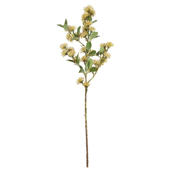 31" Artificial Mustard Yellow Berry Spray (2 Pack)