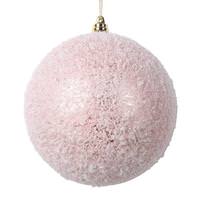 View 4.75" Rose Gold Matte Snow Ball Ornament (4 Pack)