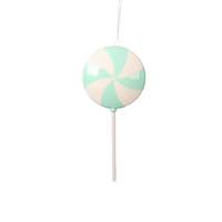 Vickerman 9" Seafoam Flat Lollipop Candy Ornament (6 Pack)