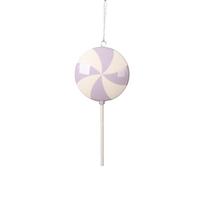 Vickerman 9" Pastel Lavender Flat Lollipop Candy Ornament (6 Pack)