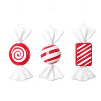 Vickerman 7.5" Red Candy Assortment Ornament (3 Pack)