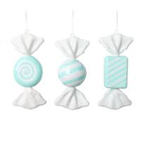 Vickerman 7.5" Seafoam Candy Assortment Ornament (3 Pack)