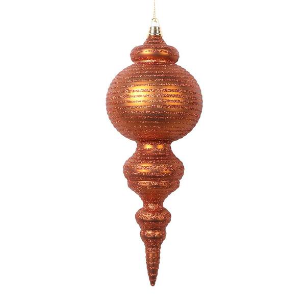 10" Matte Copper Cone Ornament (2 Pack)