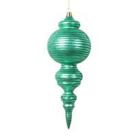 Vickerman 10" Matte Seafoam Green Cone Ornament (2 Pack)
