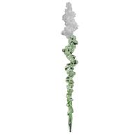 Vickerman 10" Light Green Icicle Ornament (4 pack)