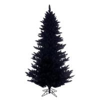 Vickerman 3' x 25" Flocked Black 234 Tips Unlit
