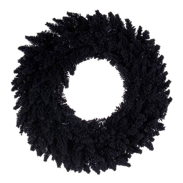 30" Black Fir Wreath