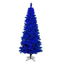 Vickerman 4.5' x24" Turquoise Pencil 150 Turquoise Lights