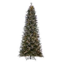 Vickerman 14' x 73" Artificial Frosted Slim Douglas Fir 1700 Warm White Mini Lights