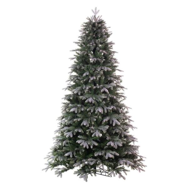 5.5' x 45" Artificial Frosted Slim Douglas Fir Unlit