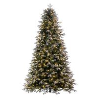 Vickerman 7.5' x 56" Artificial Frosted Douglas Fir 750 Dura-Lit® Warm White LED Lights