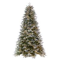 Vickerman 14' x 106" Artificial Frosted Douglas Fir 2400 Warm White Mini Lights