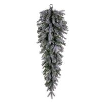 Vickerman 48" Artificial Frosted Douglas Fir Teardrop