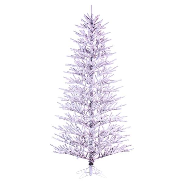 5.5' x 38" Artificial Flocked Slim Pistol Pine