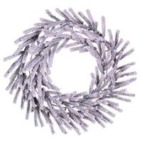 Vickerman 30" Artificial Flocked Pistol Pine Wreath