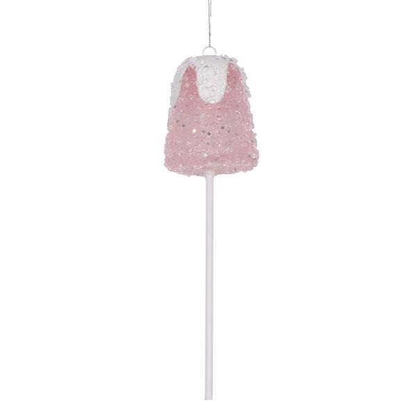 10" Pink Gumdrop Lollipop Ornament (3 Pack)
