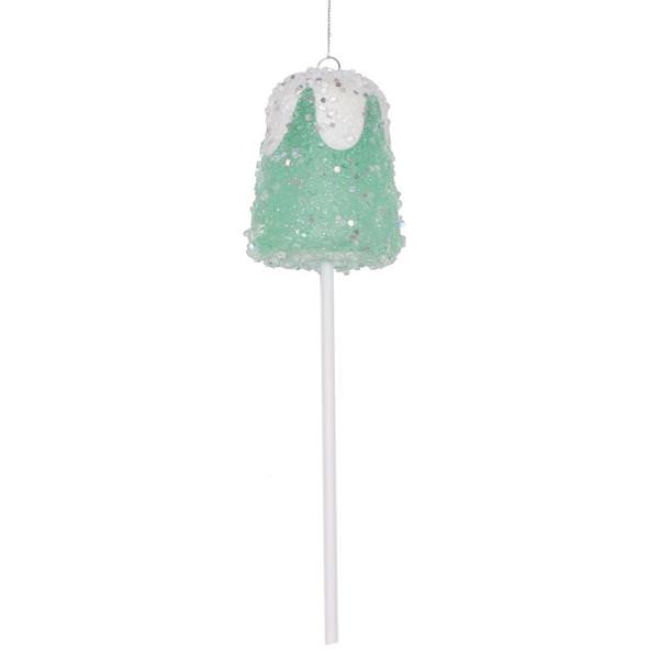 10" Green Gumdrop Lollipop Ornament (3 Pack)