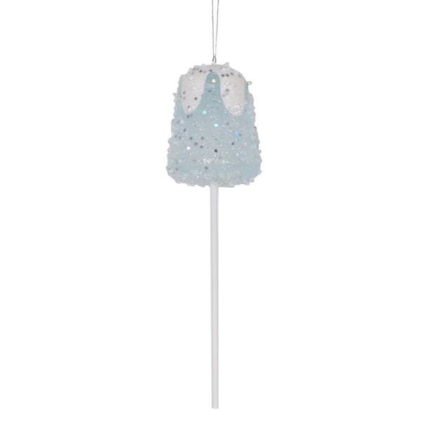 10" Blue Gumdrop Lollipop Ornament (3 Pack)