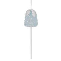 Vickerman 10" Blue Gumdrop Lollipop Ornament (3 Pack)