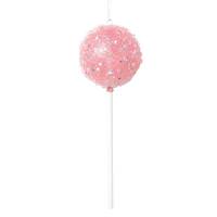 Vickerman 10" Pink Round Lollipop Ornament (3 Pack)
