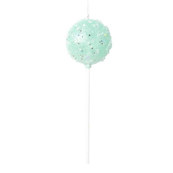 10" Green Round Lollipop Ornament (3 Pack)