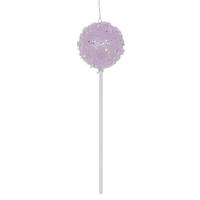 Vickerman 10" Purple Round Lollipop Ornament (3 Pack)