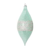 Vickerman 7" Light Green Shuttle Drop Ornament (4 Pack)