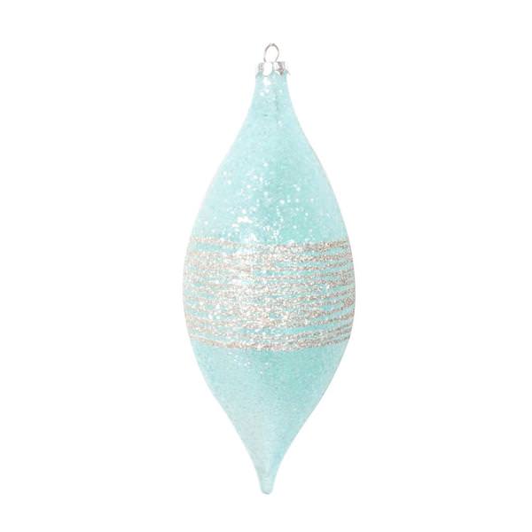 7" Light Blue Shuttle Drop Ornament (4 Pack)