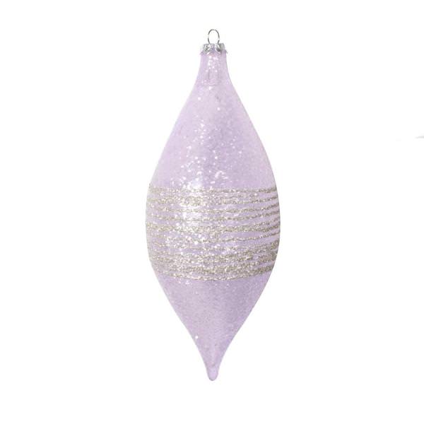 7" Light Purple Shuttle Drop Ornament (4 Pack)