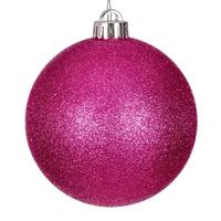Vickerman 12" Hot Pink Glitter Ball Ornament