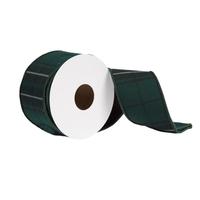 Vickerman 2.5"x15' Black Plaid Taffeta Ribbon