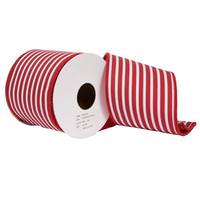 Vickerman 4"x30' Red Horizontal Stripe Ribbon