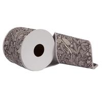 Vickerman 4"x15' Grey Jairo Jacquard Decorative Ribbon