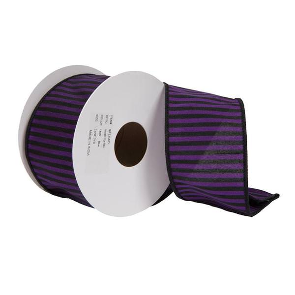2.5"x30' Blue Halloween Ribbon