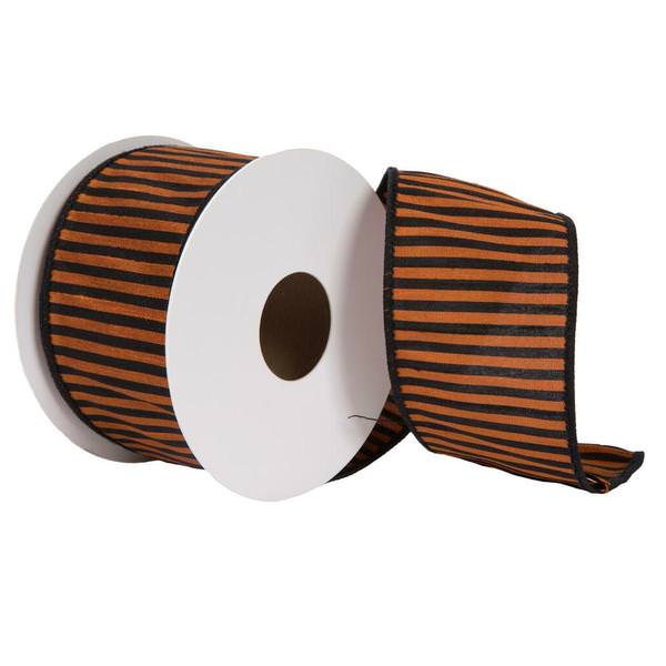 2.5"x30' Orange Halloween Ribbon